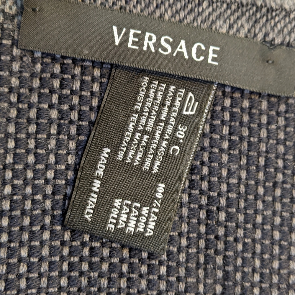 Versace Wool Scarf - Picture 5 of 8